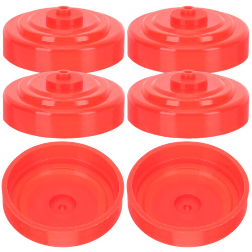 18Pièces Protège Thermomètre Cuisine Silicone Rouge Compact 1