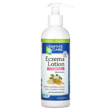 Creme de Eczema Earth's Care, 2% Colóide de Aveia, 8 fl oz (237 ml)