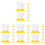 32Pcs Yellow Cartoon Egg Cups PP Egg Holders for Home and Easter Party 4