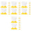 32Pcs Yellow Cartoon Egg Cups PP Egg Holders for Home and Easter Party 5