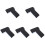 10Pièces Sangles Nylon Noir Pour Fixer Skis Snowboard Usage Durable 4