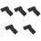 10Pièces Sangles Nylon Noir Pour Fixer Skis Snowboard Usage Durable 5