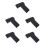 10Pièces Sangles Nylon Noir Pour Fixer Skis Snowboard Usage Durable 8
