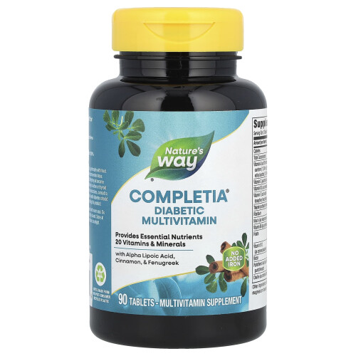 Nature's Way, Completia, Diabetic  Multivitamin, 90 Tablets