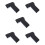 10Pièces Sangles Nylon Noir Pour Fixer Skis Snowboard Usage Durable 10