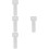 4Pièces Matrice De Découpe En Fer Argentée Pour Scrapbooking DIY Décor 9