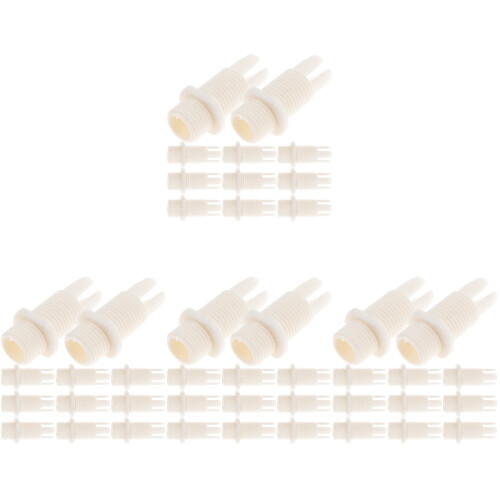 400Pièces Accessoires Blancs Pour Fixation Serrage Câbles Lumière 1