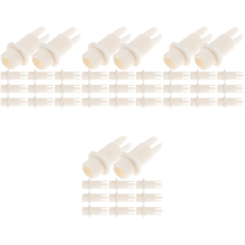 400Pièces Accessoires Blancs Pour Fixation Serrage Câbles Lumière 2