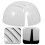 2Pièces Modelateur Casquette Ttpe Résistant Usage Protection 11