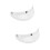 2Pièces Visier Protection Casque Pièce Usage Extérieur 4