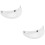 2Pièces Visier Protection Casque Pièce Usage Extérieur 5
