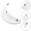 2Pièces Visier Protection Casque Pièce Usage Extérieur 11