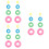 24Pièces Makers Pompom Fluff Ball 4 Tailles Pour Faciles 8