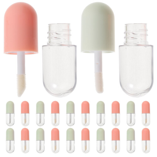 80Stk Mini Lipglossbehälter Aus Kunststoff, Nachfüllbar, Bunt
