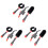 9Pièces Brosses Nettoyage Rouge Et 2
