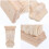 3Pièces Corbeaux Sculptés En Bois Khaki Décorations Rustiques 6