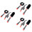 9Pièces Brosses Nettoyage Rouge Et 6