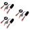 9Pièces Brosses Nettoyage Rouge Et 7