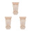 3Pièces Corbeaux Sculptés En Bois Khaki Décorations Rustiques 9