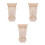 3Pièces Corbeaux Sculptés En Bois Khaki Décorations Rustiques 10