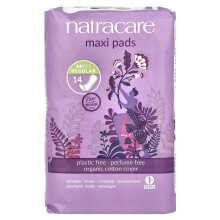 Natracare, Pături Maxi, Bumbac Organic, Regulată, 14 Pături