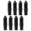 40Pièces Gaine De Câble Caoutchouc Noir Protection Durable 2