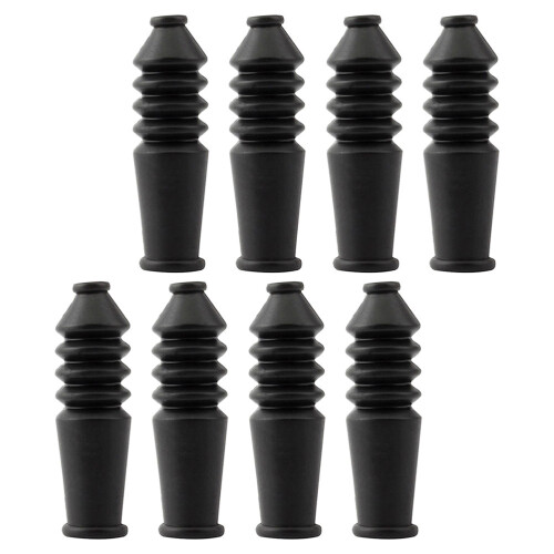 40Pièces Gaine De Câble Caoutchouc Noir Protection Durable 1