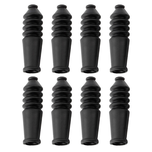 40Pièces Gaine De Câble Caoutchouc Noir Protection Durable 2