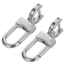 6Pcs Silver Metal Snap Hooks Durable Swivel Clasp for Bags Pet Collars