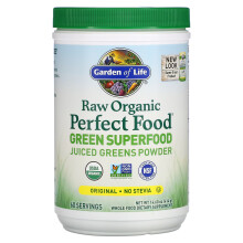 Garden of Life, Rauw Biologisch Perfect Food, Groene Superfood, Geperste Groenten Poeder, Oorspronkelijk, 14,6 oz (414 g)