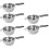 6Pièces Casseroles Acier Inoxydable Beurre Fromage 8