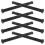 24Pièces Goupilles Nylon Universelles Couvercles Maison Noir 1