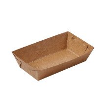 15Pièces Plateau Snack Kraft , Étanche Réutilisable