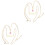 2St Gouden Ketting Layered Sieraden Accessoire 3