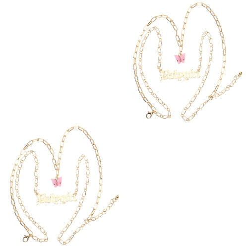 2St Gouden Ketting Layered Sieraden Accessoire 2