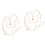 2St Gouden Ketting Layered Sieraden Accessoire 4