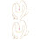 2St Gouden Ketting Layered Sieraden Accessoire 5