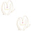 2St Gouden Ketting Layered Sieraden Accessoire 6