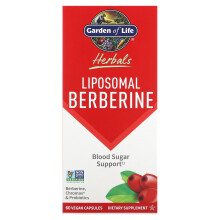 Garden of Life, Örter, Liposomalt Berberin, 60 Vegan Capslar