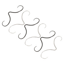 6Pièces Anneaux De Nez Acier Inoxydable Mustache Septum