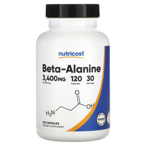 Nutricost, Βήτα-Αλαίνια, 3,400 mg, 120 Φύλλα (850 mg ανά Φύλλο)