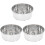3Ensembles Tamis Classage Bijoux Perles Empilables En Acier 3
