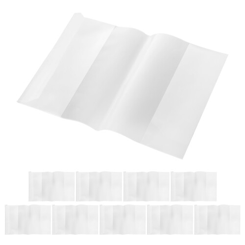20St Flexibele Plastic Boeksleeves A5 Transparant Met Waterbescherming