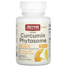 Jarrow Formulas, Vegan Curcumin Phytosome, 500 mg, 60 Veggie Kapslar