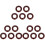 15Pièces Rack Baguettes Bois Rouge Usage 2
