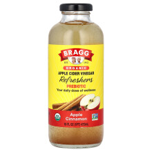 Bragg, Ökógi Apple Cider Vinegar Frissítők, Prebiotikus, Alma Cseresznye, 16 fl oz (473 ml)