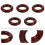 15Pièces Rack Baguettes Bois Rouge Usage 10