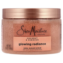 SheaMoisture, Glänzende Strahlkraft Shea Zuckerpeeling, Kokos & Hibiskus, 12 oz (340 g)