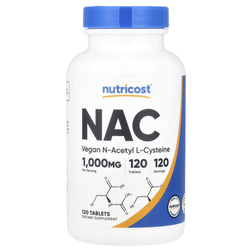 Nutricost, NAC, 1.000 mg, 120 Tabletten