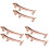 6Pièces Repose Baguettes Zinc Alliage Support Couverts 4